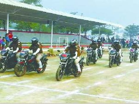 Practice on the eve of Republic Day